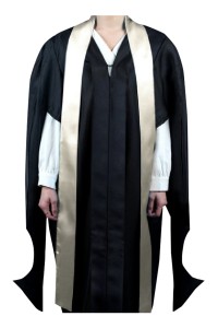 訂製黑色畢業袍    設計銀色披巾畢業袍   拉鏈畢業袍   袖子設計開叉    研究生文憑 (PGD)    研究生證書 (PGC)    法律研究生證書 (PCLL)  盡顯畢業成果   畢業袍生產商  香港城市大學    DA499